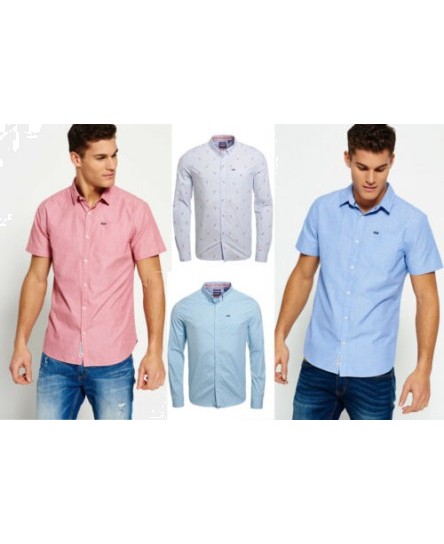 New Mens Superdry Shirts Selection - Various Styles & Colours 090519